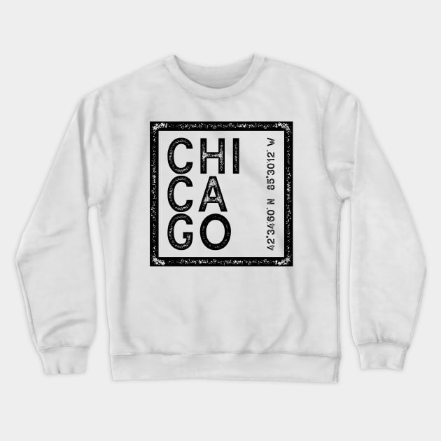 CHICAGO Crewneck Sweatshirt by PAINTMONKEYS